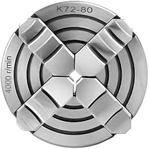 3.15 Inch 80 mm Lathe Chuck Independent Reversible Jaw for Lathe Machine 4 Jaw Lathe Chuck