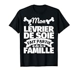 Lévrier de soie Drôle Partie de la Famille T-Shirt