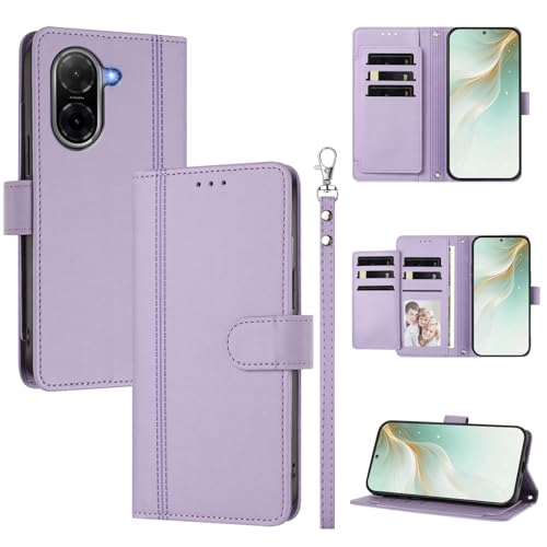 �X�}�z�P�[�X �Ή��@�� for Redmi A5 4G (173) / A5 NFC �X�}�z�P�[�X�y�E�H���b�g�f�U�C�� �f���A���J�[�h�X���b�g �L���b�V�� �t���b�v���X�^���h �����h�~�zPurple