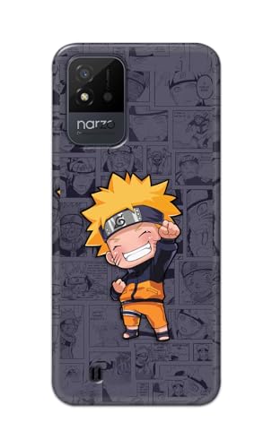Image of PRINTFIDAA Printed Hard Back Cover Case for Realme Narzo 50i Back Cover (Famous Anime Cartoon Character) -112