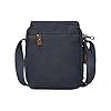 Troop London TRP0220 Classic Canvas Across Body Bag Denim #4