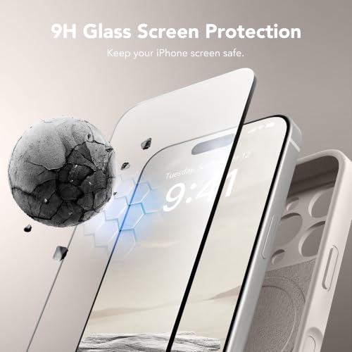 Image of Magnetic for iPhone 16 Pro Case Silicone Stone