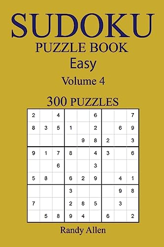 Easy 300 Sudoku Puzzle Book: Volume 4