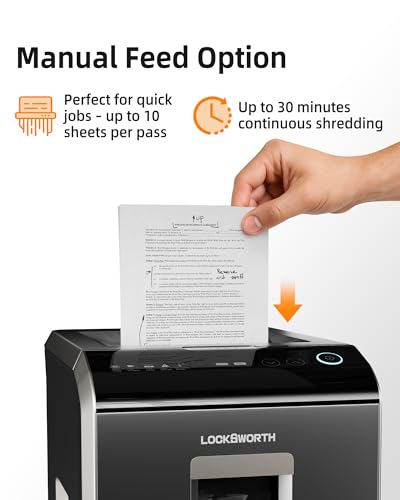 201-sheet auto feed micro-cut paper shredder p-5 high security 85 gallon bin 60-min run 10-sheet manual feed with casters