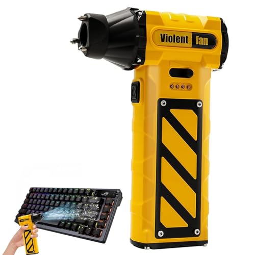 Image of 180000RPM Cordless Air Blower, Portable Electric Duster for Car with Seat Belt Cutter and Emergency car Glass Breaker,