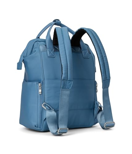 Image of Baggallini, Womens, Chelsea Laptop Backpack, Cornflower Twill, One Size