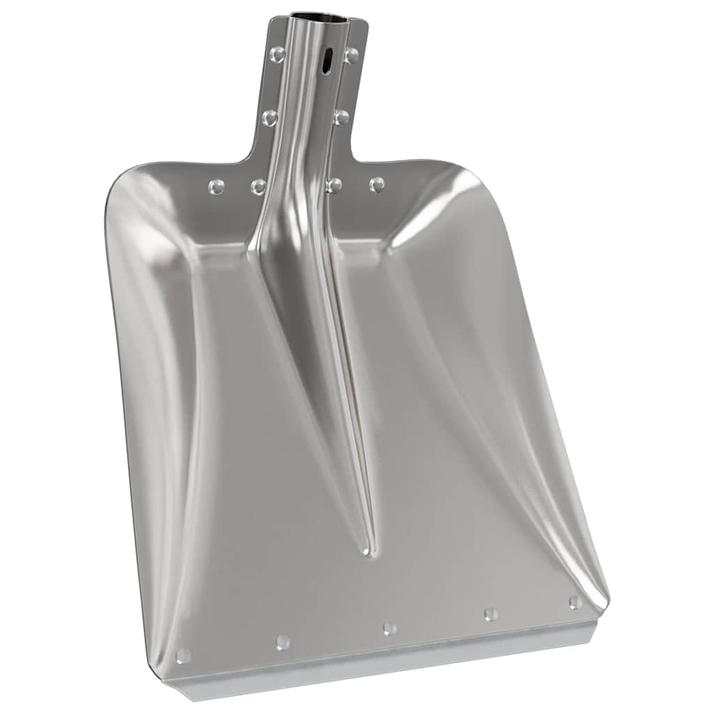 Głowica łopaty 4 sztuki srebrna 45 x 38 cm Aluminium | Odporny na działanie warunków atmosferycznych, antykorozyjny, łatwy w pielęgnacji, do ogrodu, śniegu, piasku