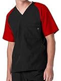 WonderWink 'Men's Raglan Block 5 Pocket Top' Scrub Top