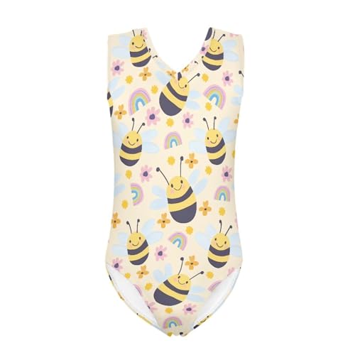 Image of Girls Swimsuit 3-14Y One Piece Swimwear Sleeveless Girls Bathing Suit