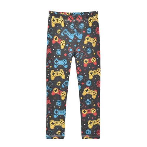 Joysticks Girls Leggings Athletic Pants Tights Stretch Bottom