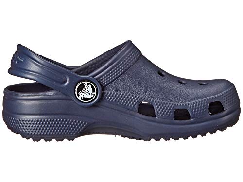 Image of Crocs Kids Unisex Classic Navy Clogs and Mules - C10C11