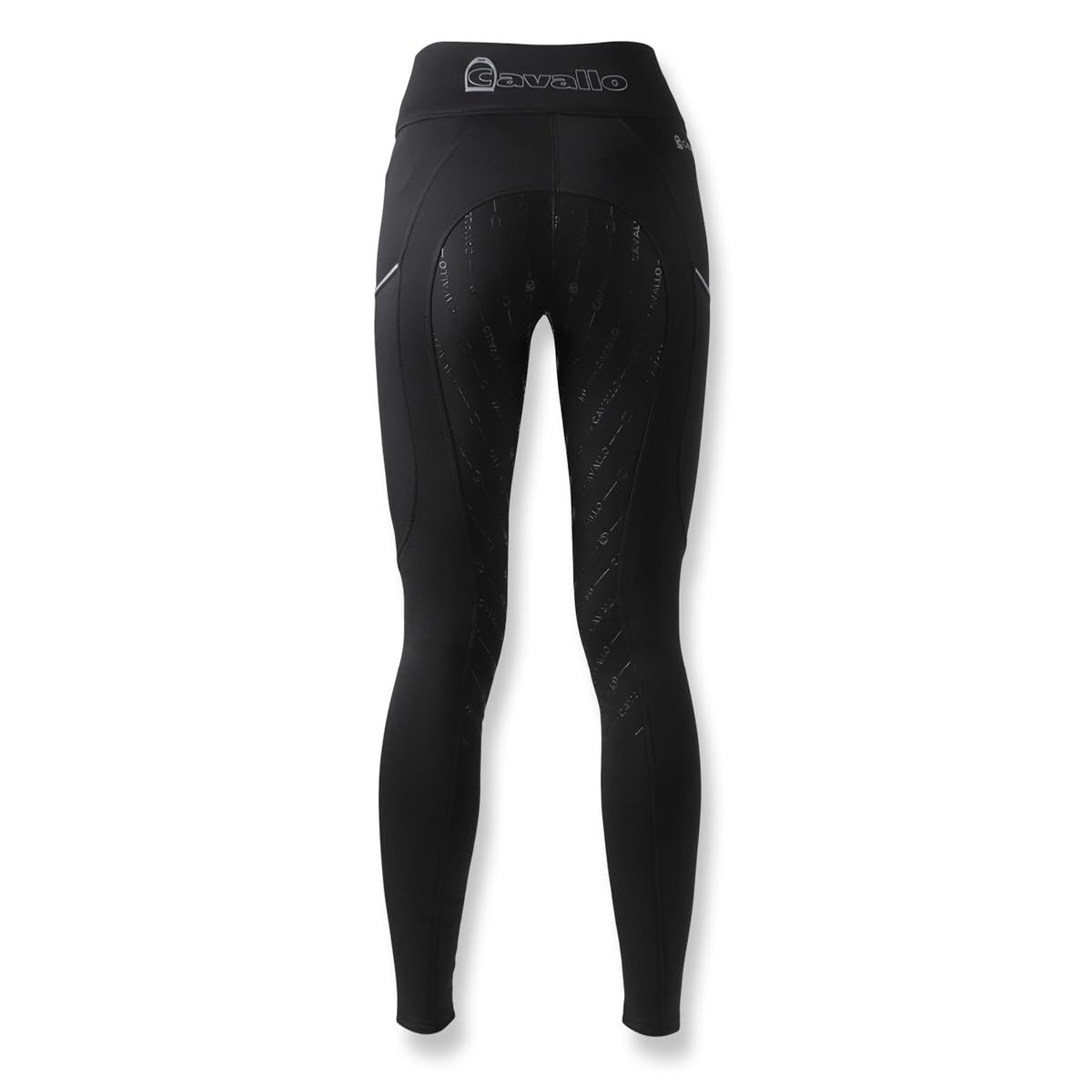 Cavallo Liz Grip RL Damen Reithose Winter Reitleggings schwarz HW 2022