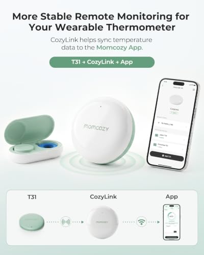 Image of Momcozy CozyLink for Wearable Digital Thermometer, Accessory Only