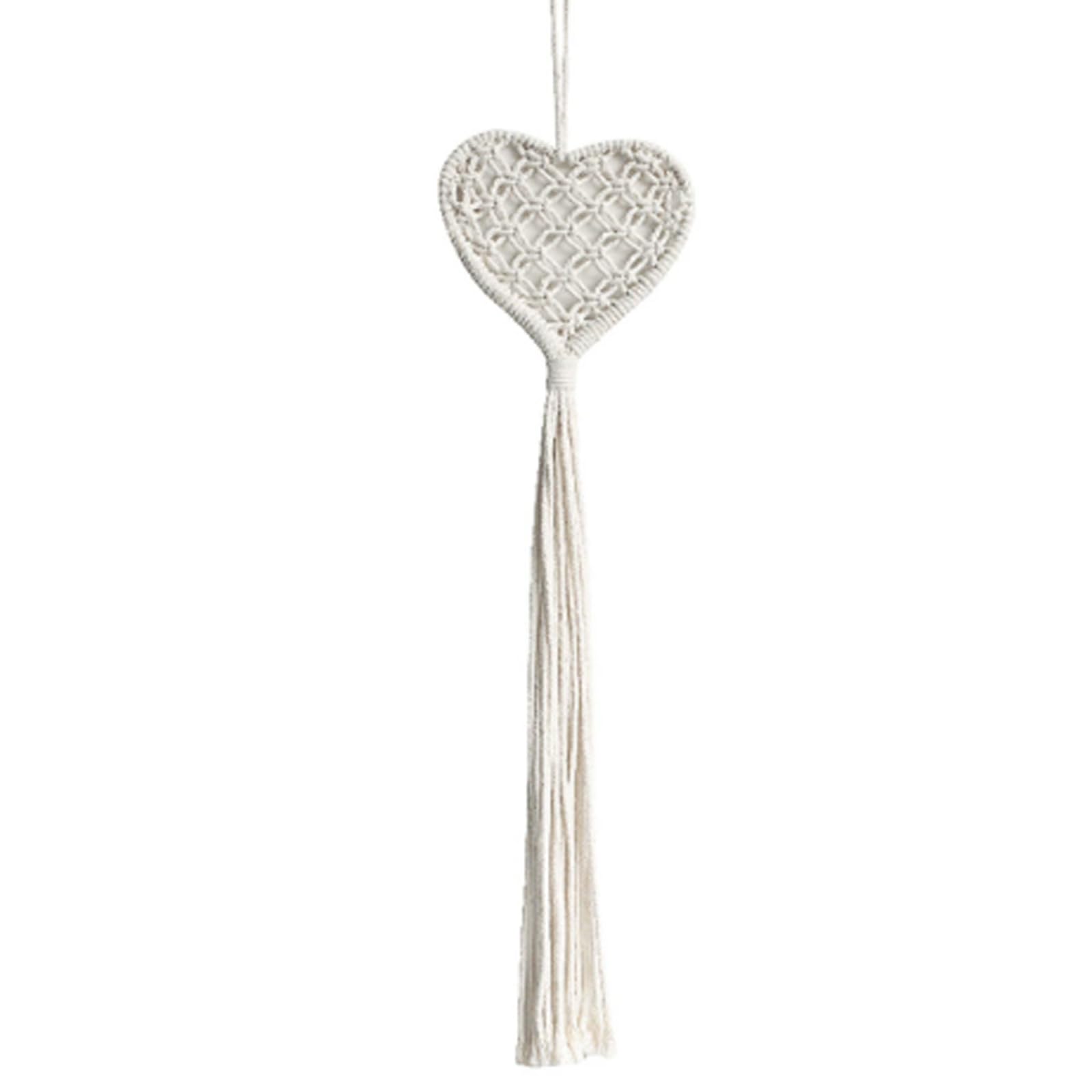 HDOYTXXM Shaped Tassels Macrames Dreamcatchers Cotton Rope Woven Tapestrys Wall Hangings Farmhouses Decorations for Bedroom Cotton Rope Dreamcatchers