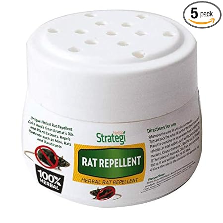 STRATEGI Herbal Rat Repellent 50g Pack of 2