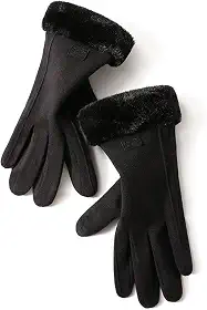 Luvas femininas para tela sens?vel ao toque, t?rmicas, neve, inverno, vento, dirigir, corrida, ciclismo