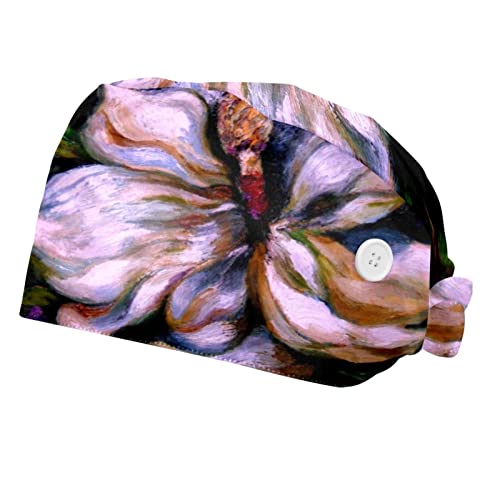 Chapeaux bouffants 2PCS et casquettes de travail ajustables avec bandeau absorbant
