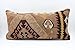 Kilimwarehouse Throw Kilim Pillow Cover 12x24 inch Handmade Oriental Sofa Pillow Eclectic Accent Bolster Art Deco Modern Decorative Vintage Ethnic Cushion Cover