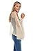 SHU-SHI Womens Lightweight Summer Poncho Shrug Cold-Shoulder Tunic Top Cover Up