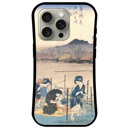 iPhone 17 Pro Max 用 ケース MagSafe 対応 カバー アクリル TPU Qi充電 吸着 磁石 マグネット 耐衝撃 バンパー ワイヤレス充電 マグセーフ アイフォン17プロマックス ifa062-i 日本画 名画 アート