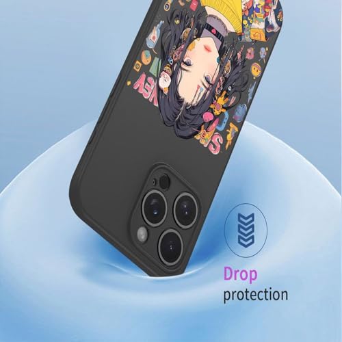 YUECXIN Case for Vivo Y28 4G, Ultra thin Liquid Silicone Silky Soft Touch Cute Pattern Girls Cover - Image 3