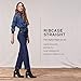 Levi's Women's Ribcage Straight Ankle Jeans, Charleston rain, 27 (US 4)