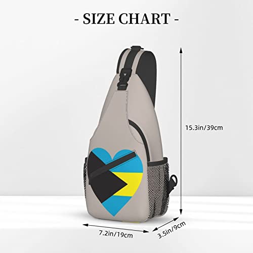 Mochila bandolera unisex negra compacta y resistente miniatura 4