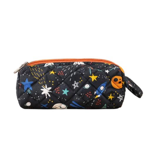 Image of Mini Travel Organizer | Multipurpose All-in-One Compact Durable, Lightweight, Waterproof, Bag | Travel Friendly Pouch | Ideal for Stationary, Diaper, Medicines (Outer Space Print)