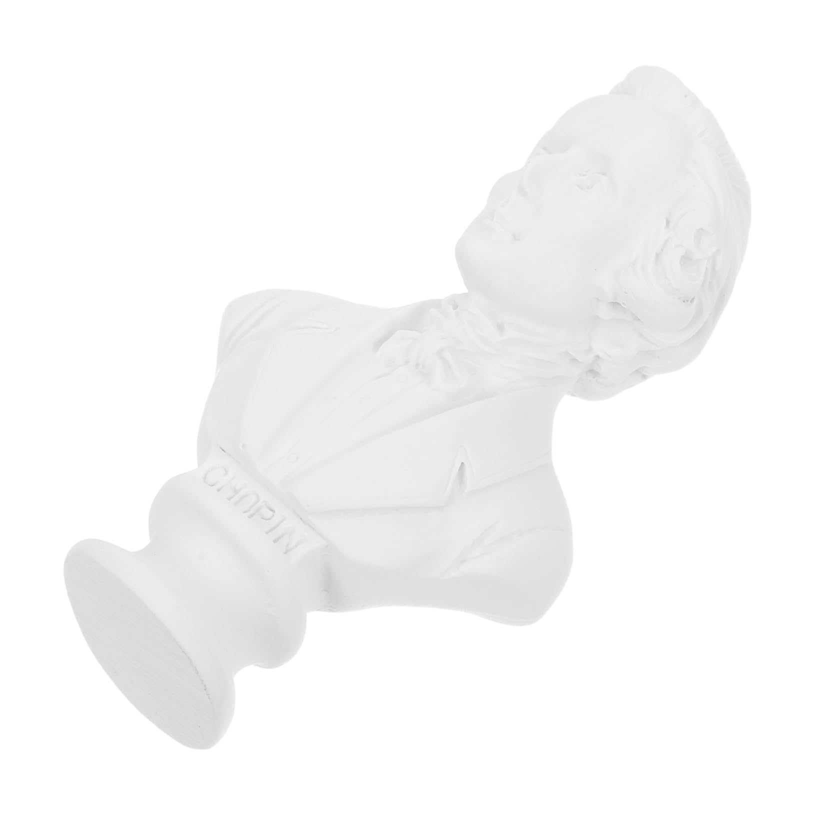 ERINGOGO Mini Resin Bust Sculpture Artistic Musician Figurine Ornament for Home Decor