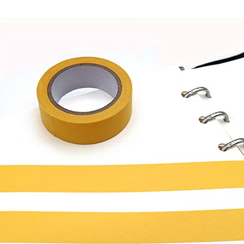 Senris Abdeckband, 2 Rollen – Klebeband, Gelb für professionelle und Heimwerker, Dekoration, Basteln, Haushaltsgeräte, Körpersprays und mehr, gelb