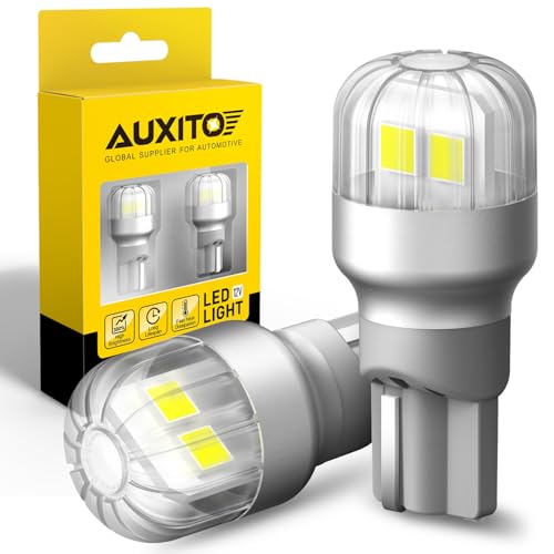 AUXITO 921 LED Bulb Reverse Light, 400% Bright 912 T15 6000K White Canbus Error Free W16W 906 904 Backup Replacement Cargo Lights For Car/Trunk, Pack of 2