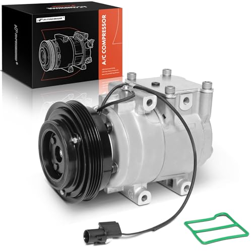 A-Premium Air Conditioner AC Compressor with Clutch Compatible with Kia Rio 1.5L 2001-2002