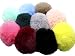 10pcs 8CM Soft Faux Rabbit Fur Pom Pom Bag Artificial Fur Ball Car Key Ring Handbag Pendant (Pompom)