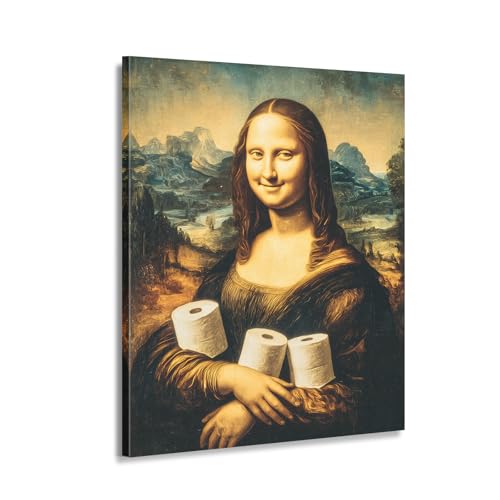 Mona Lisa peinture humoristique pour rompre la monotonie des murs