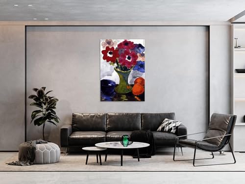 Impression sur toile floral habiller grand mur blanc salon - 2