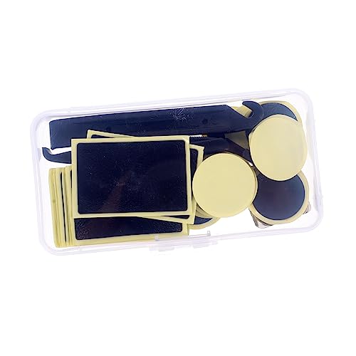 Happyyami 42Pcs Bike Tire Repair Kit Portable Glueless Patch with Mini Pump Essential Bike Accessories for Quick Repairs and Maintenance The Go