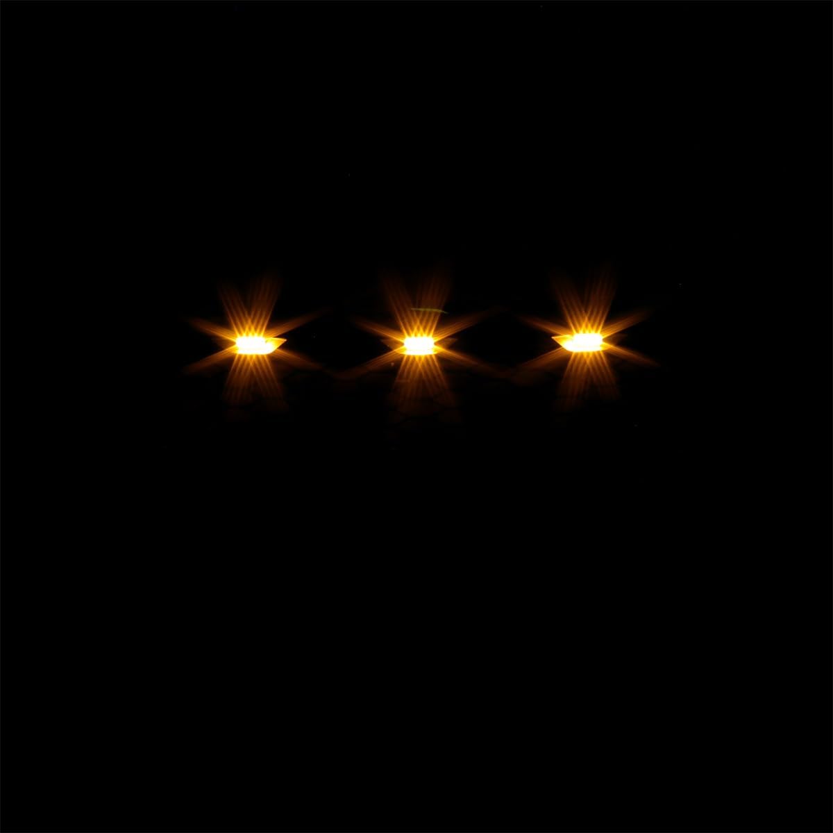 SPEC-D TUNING Matte Black Mesh Grille w/LED Lamps Compatible with 1999-2002 Chevy Silverado 1500