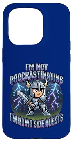 I'm Not Procrastinating I'm Doing Side Quest RPG�Q�[�}�[ �X�}�z�P�[�X iPhone 15 Pro �p