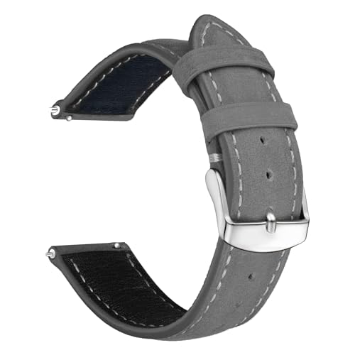 Image of ACM Watch Strap 22mm compatible with Beatxp Exact Smartwatch | Luxury Leather Belt Classic Band