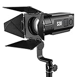 foco para estudio fotografico [Ampliamente aplicable] La configuración de iluminación S30 es adecuada para entrevistas, retratos, imágenes fijas y tomas creativas. S30 admite alimentación de CC, batería de litio y cargador portátil adecuado para uso en interiores y exteriores.