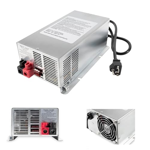 Yue-Leah Replacement RV Power Converter Charger for WF-9855-AD & 9800 Series | 55Amp 3-Stage Smart Charger | Compatible with Lead-Acid/Lithium Batteries | 5-Year Warranty