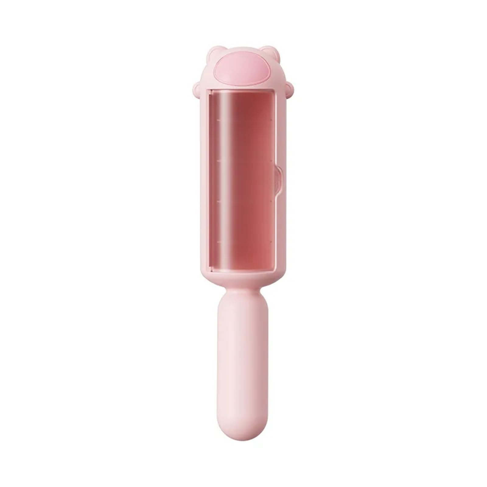 Lint Roller Pet Hair Remover Roller Removing Dog Cat Self Cleaning Lint Household Brush Removal(Pink)