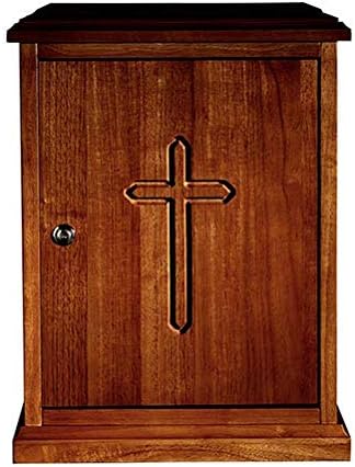 Christian Brands Cross Wood Tabernacle Walnut
