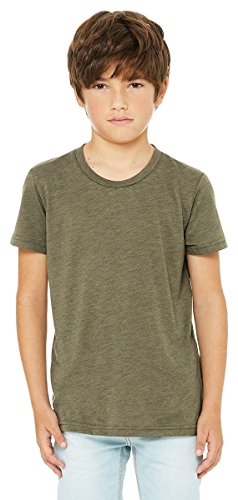 BELLA+CANVAS Youth Triblend Short-Sleeve T-Shirt XL Olive Triblend