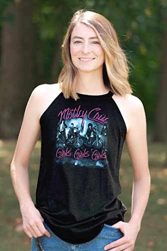 Motley Crue Girls Girls Girls Womens Rocker Tank Top Sleeveless Classic Rock Graphic Tees3