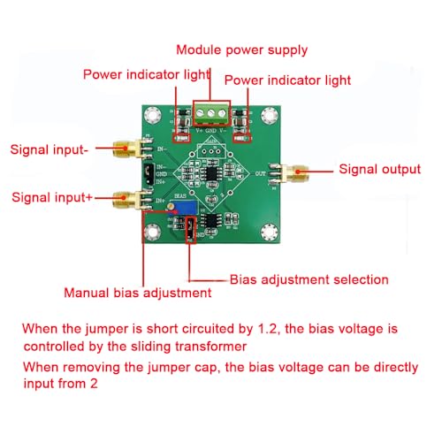 Module AD8421 amplificateur de millivolt et microvolt pour tension différentielle