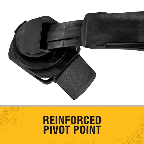 Image of DEWALT DPG660 Yellow with Black Earcups Dielectric Expandable NRR 25 Cap Mount Earmuff