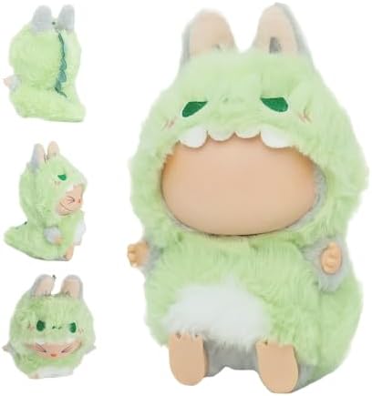 Clothes for labubu 17cm Accessories Suit Cute Clothes for Doll Dress up Animal Style Outfits (NO Doll)(Dinosaur)