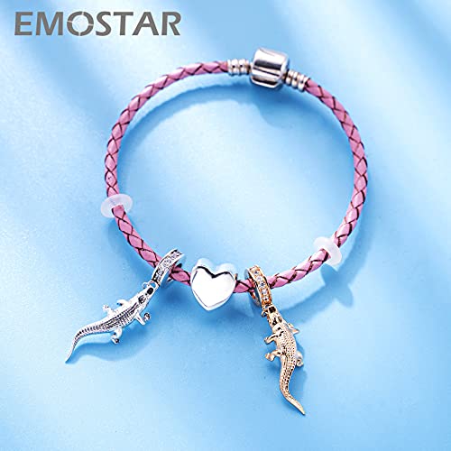 Image of Animal Theme Charms, Mom /Child of Owl Bear Dog, Rabbit Flamingo Elephant Panda Cat Parrot Crocodile Unicorn Charms in 925 Sterling Silver, Fit European Bracelet /Necklace, Gift for Mother /Friend /Lover