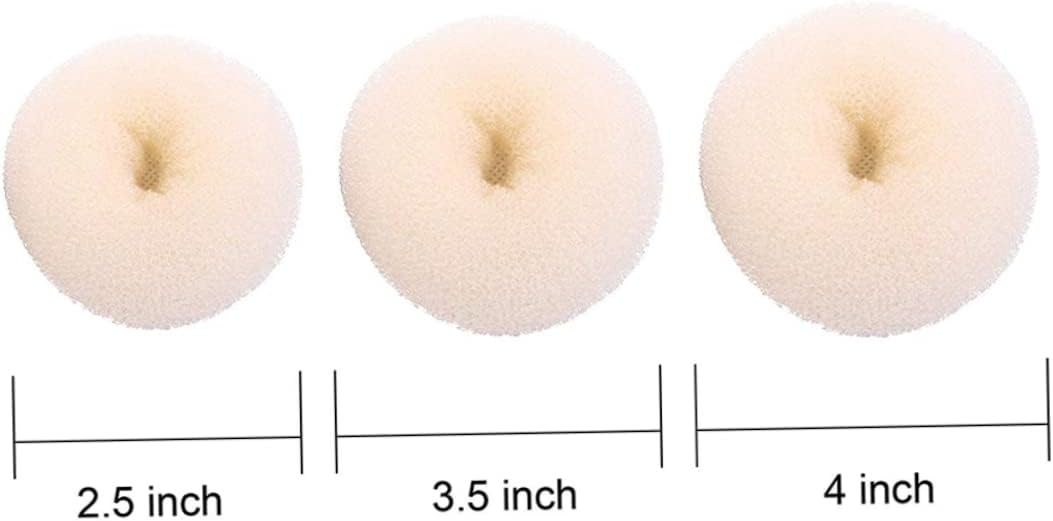 Eioflia Hair Bun Shaper Set Hair Bun Hair Bun Maker Hair Accessories Bun Makers for Hair Hair Donut 3 Pieces Donut Bun Hair Styling Making Tool Chignon Maker (1 Large 1 Medium 1 Small) for Women : Beauty & Personal Care